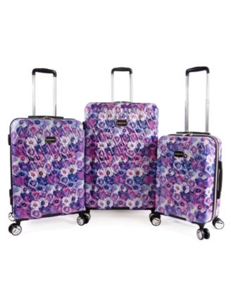 bebe floral suitcase