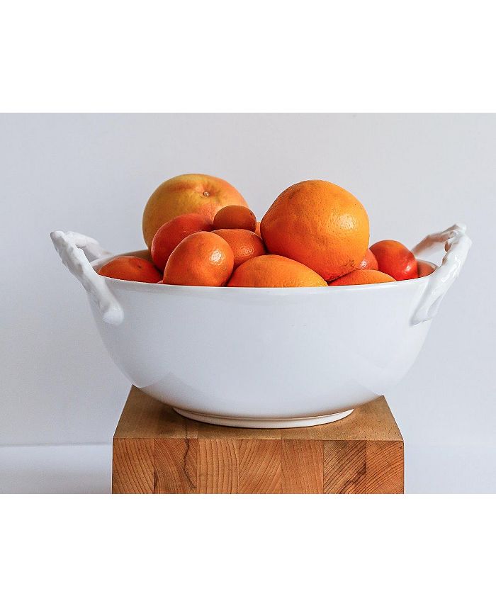 Over and Back Pines Handled Serve Bowl Macy's