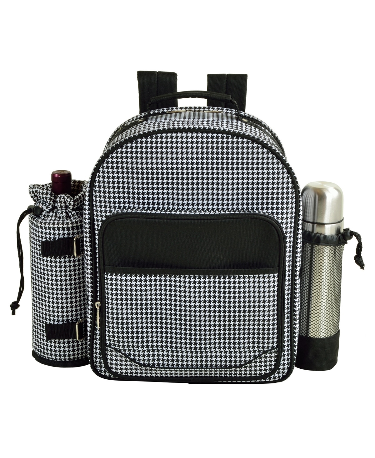 Deluxe 2 Person Picnic, Coffee Backpack Cooler with Wine Pouch - Yellow