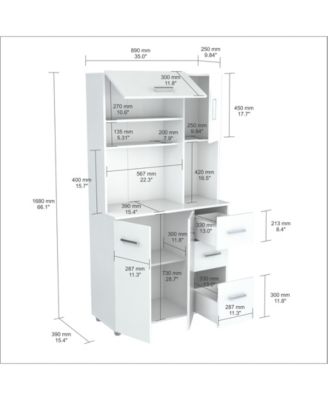 Inval America Kitchen Storage Cabinet