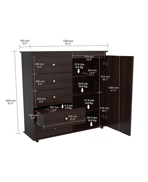 Inval America Armoire Dresser Combo Reviews Furniture Macy S