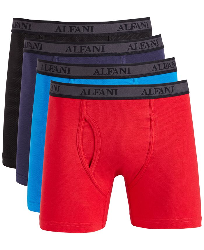 Alfani Men's 4Pk. Mesh Boxer Briefs, Created for Macy's Macy's