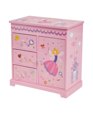 Mele & Co . Krista Girl's Musical Ballerina Jewelry Box In Pink