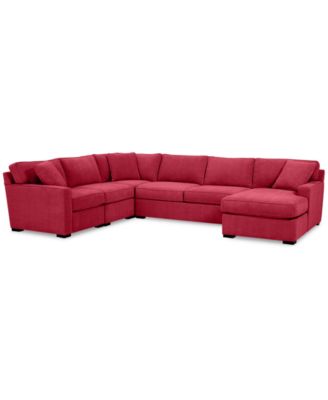 Radley 5-Pc. Fabric Chaise Sectional Sofa with Corner Piece