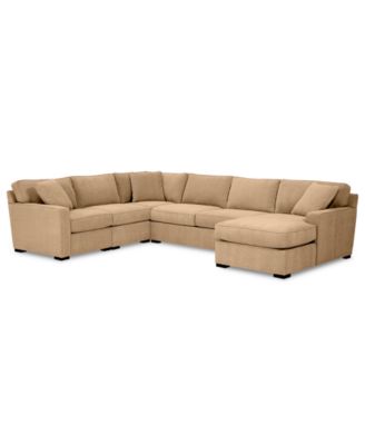 Radley 5-Pc. Fabric Chaise Sectional Sofa with Corner Piece, Created for Macy's