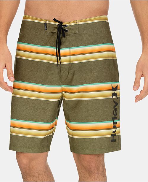 Hurley Men's Striped Board Shorts & Reviews Swimwear Men Macy's