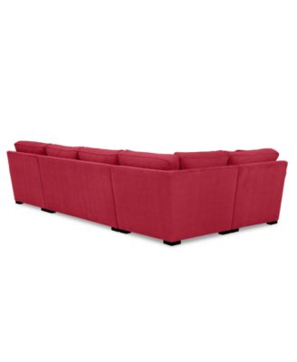 Radley 4-Pc. Fabric Chaise Sectional Sofa with Corner Piece