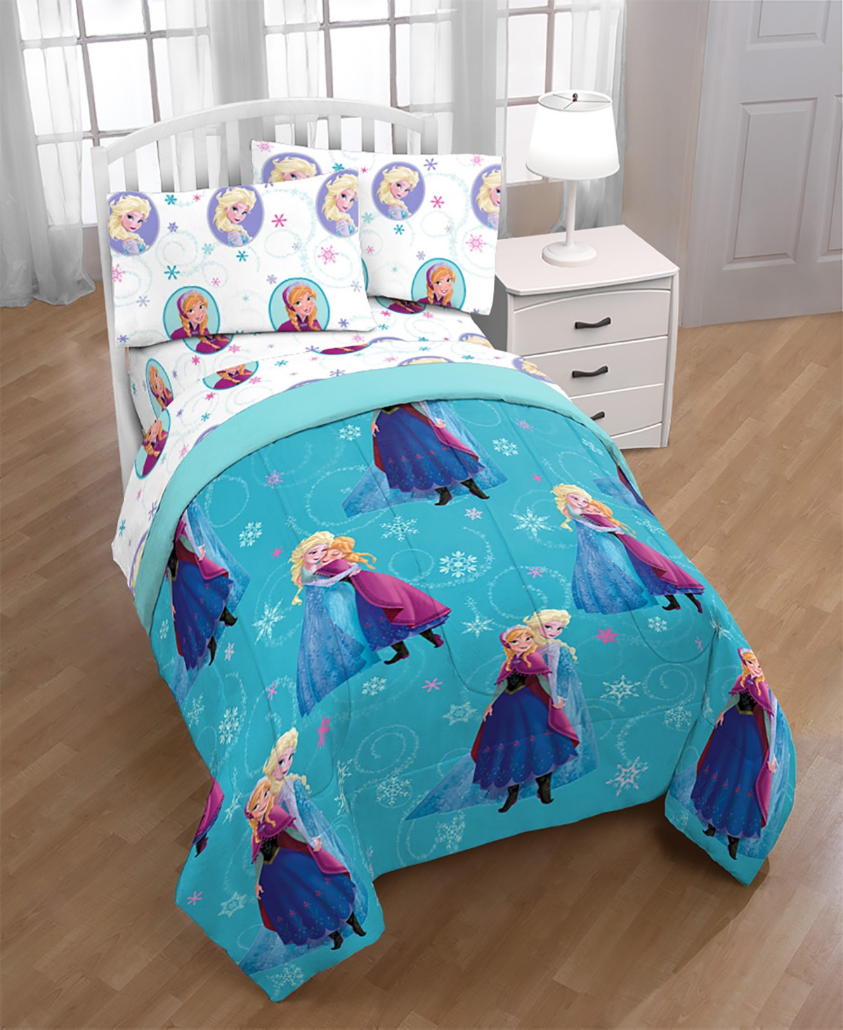 Disney Frozen Swirl Full Comforter Bedding