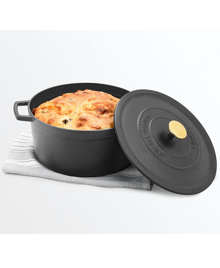 Martha Stewart Collection Enameled Cast Iron 8Qt. Covered Dutch Oven
