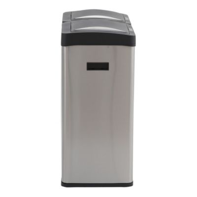 Household Essentials Stainless Steel Hunter Recycle Sensor Bin