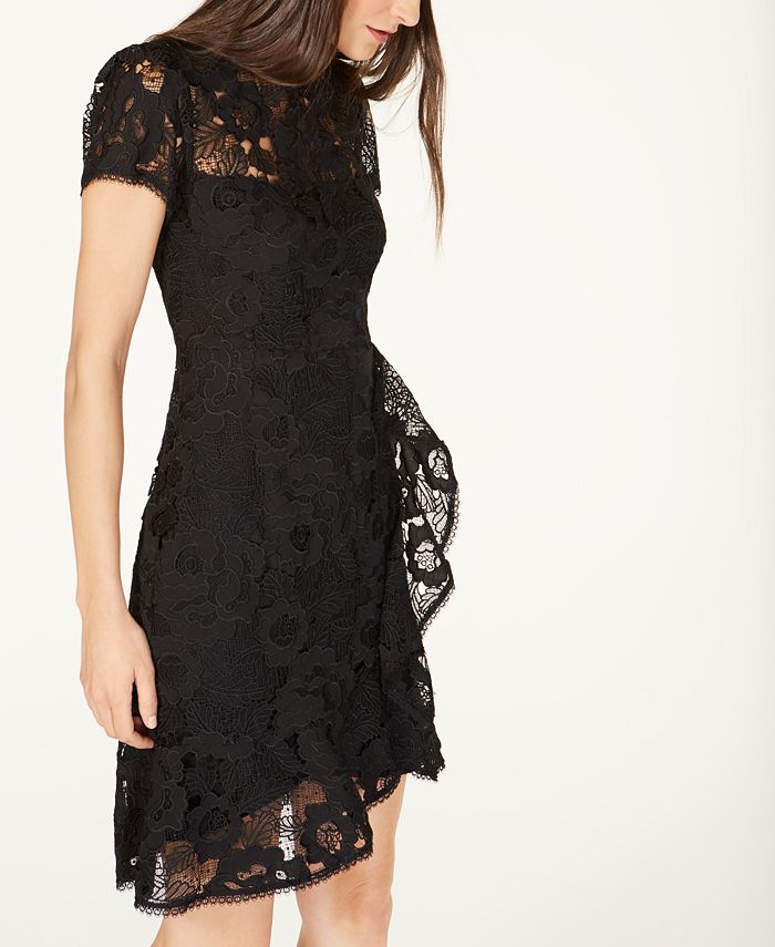 Nanette Lepore Lace A-line Dress, Created for Macy's - Macy's