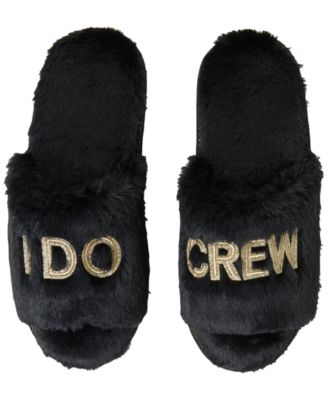 Women's Lane Bridal I Do Fuzzy Slide Slipper