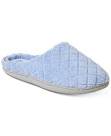 Leslie Quilted Microfiber Terry Clog Slipper, Online Only 
