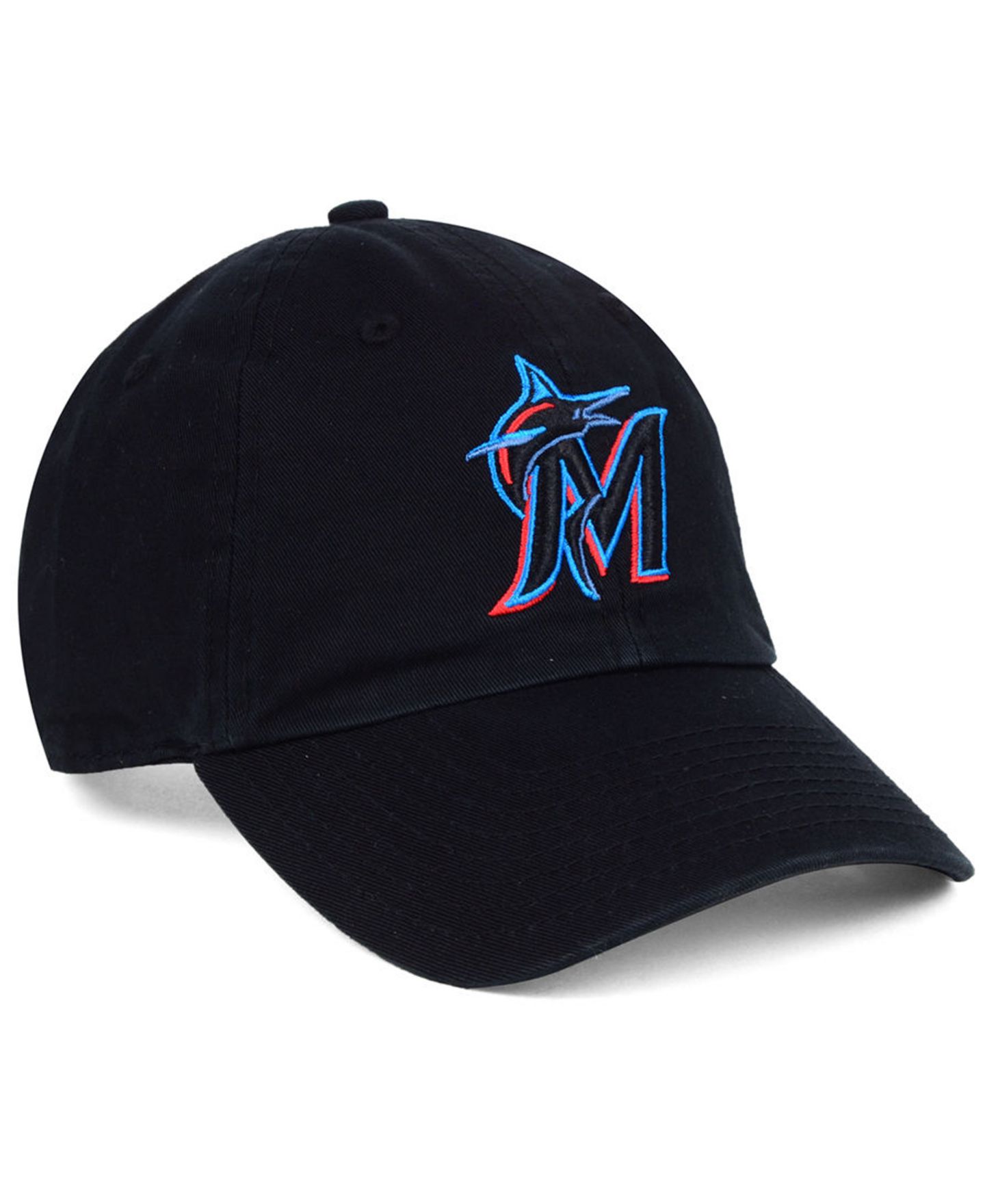 Мужская кепка '47 Brand Miami Marlins On-Field Replica Clean UP — фото 3