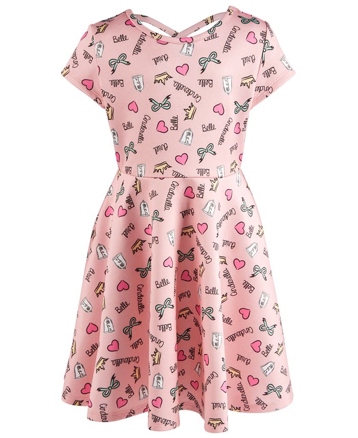 Disney Toddler Girls Printed Scuba Dress Macy's