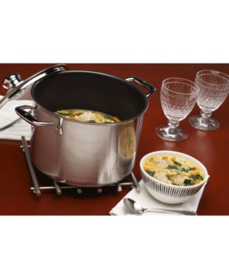 Nonstick Clad Stock Pot w/ Lid - 9.5" , 7.9 QT.
