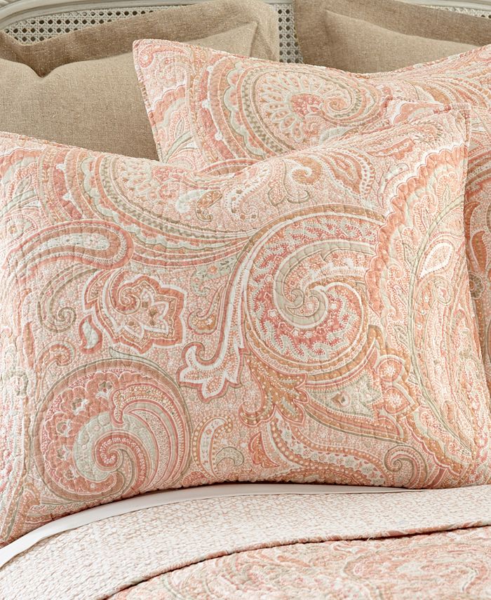 Levtex Spruce Paisley Reversible 3Pc. Quilt Set, Full/Queen Macy's