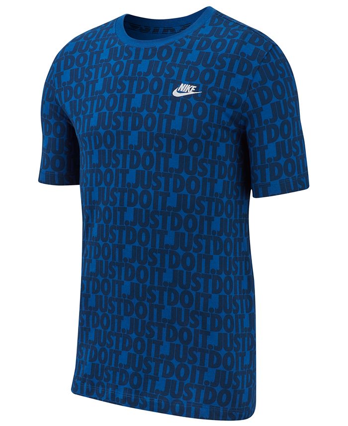 Nike Men's Sportswear Logo-Print T-Shirt - Macy's