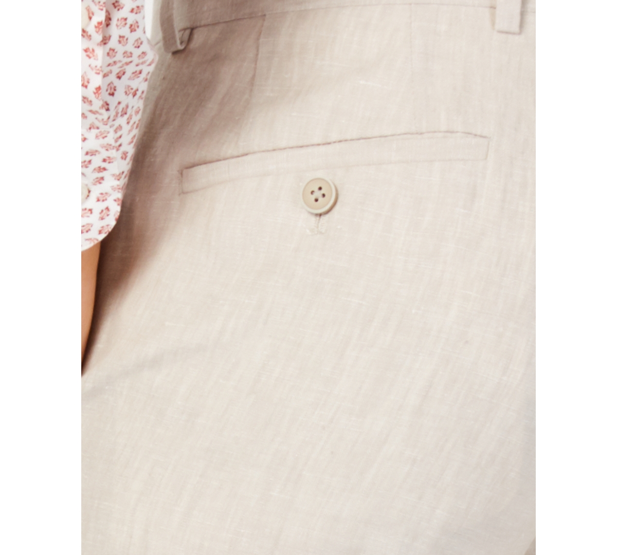 Bar Iii Men's Slim-Fit Linen Suit Pants, Created for Macy's