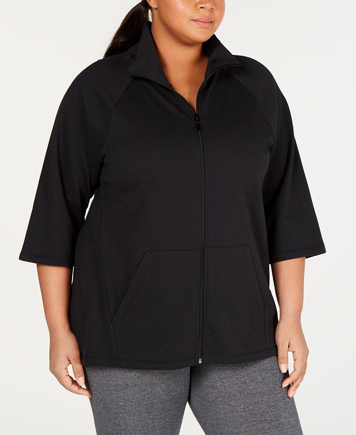 Soffe Plus Size HighLow Active Jacket Macy's