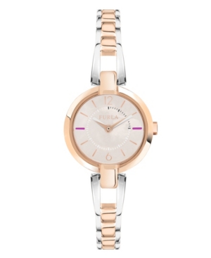 image of Furla Women-s Linda Rose Dial Stainless Steel Watch