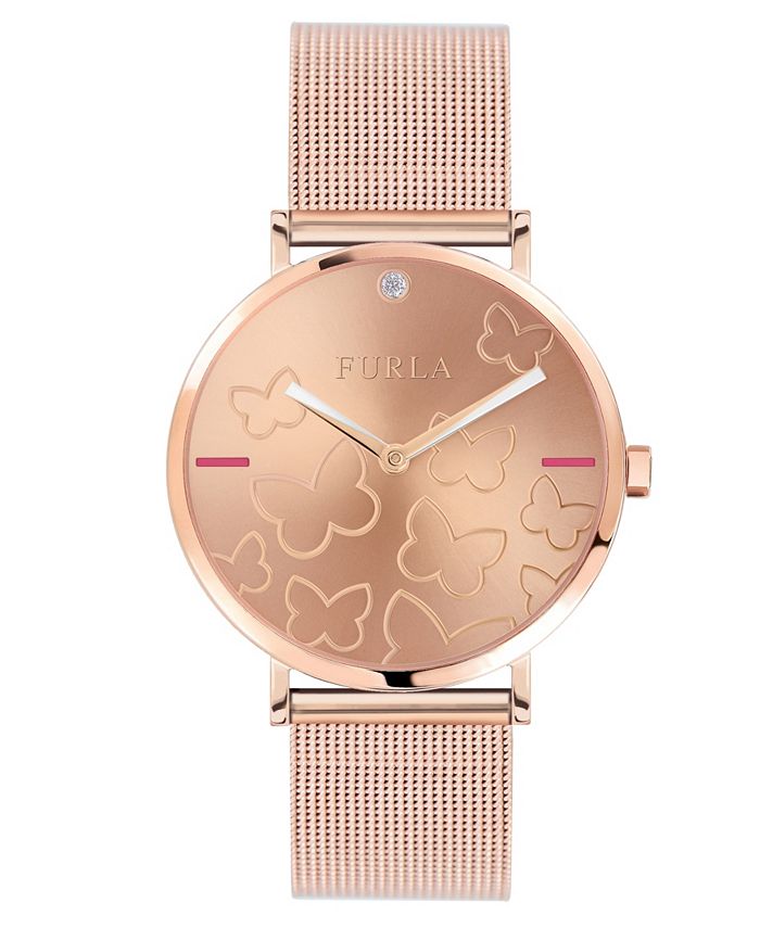 OPT FRAMES FURLA - MAT: Stainless steel-C: SHINY COPPER GOLD WITH COLOURED PARTS D: 135x17 / Female Cura della persona e salute