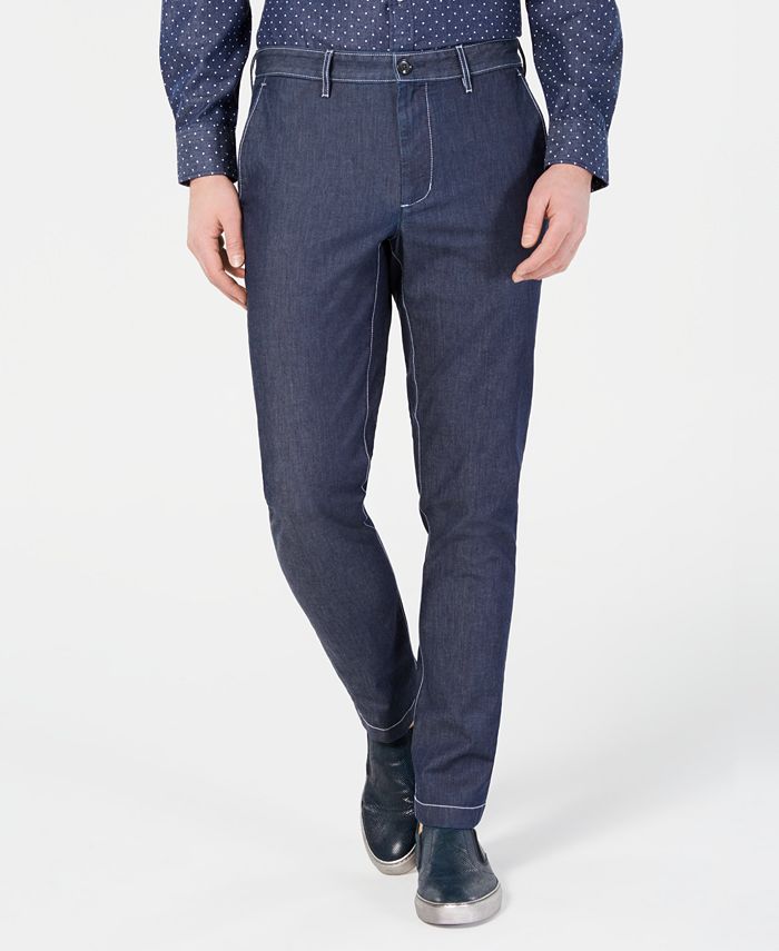 Michael Kors Men's SlimFit Chambray Chinos Macy's