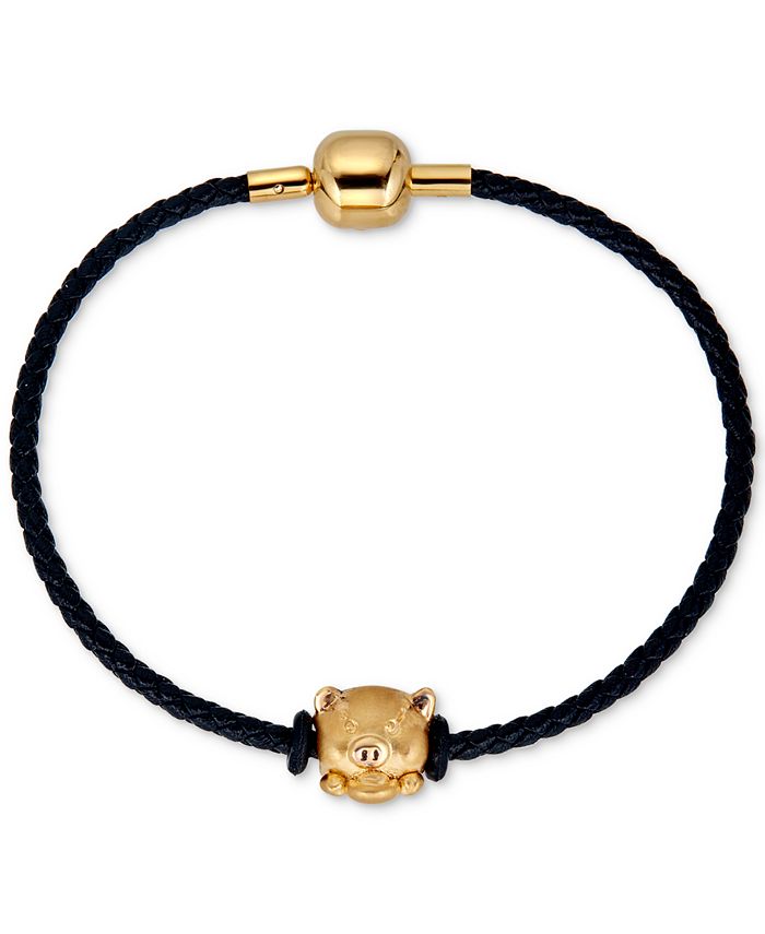 Macy's gold sale charm bracelet