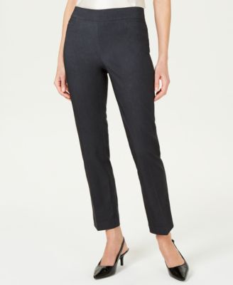 JM Collection - Petite Pull-On Ankle Pants
