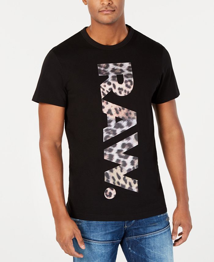 G-Star Raw Men's Animal Print Logo T-Shirt, Created for Macy's - Macy's