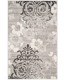 Adirondack Silver and Ivory 2'6" x 4' Area Rug