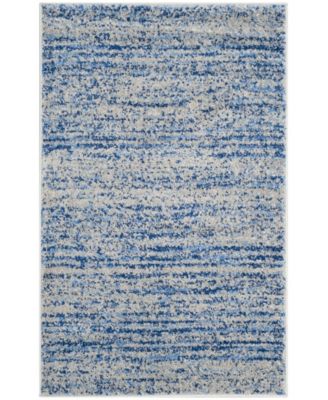 Adirondack Blue and Silver 2'6" x 4' Area Rug