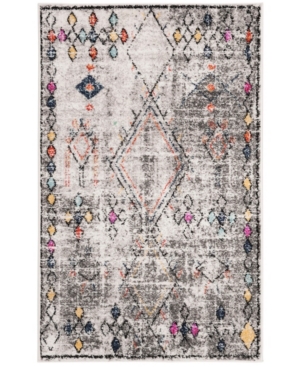 Safavieh Adirondack Light Gray and Fuchsia 3' x 5' Area Rug