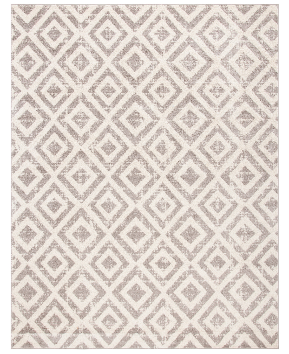 Safavieh Amsterdam Ivory and Mauve 8' x 10' Sisal Weave Outdoor Area Rug - Ivory