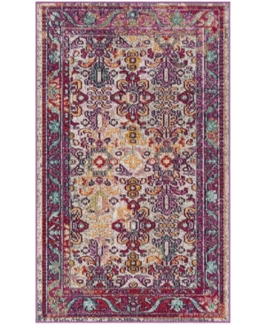 Safavieh Crystal Light Blue and Fuchsia 3' x 5' Area Rug