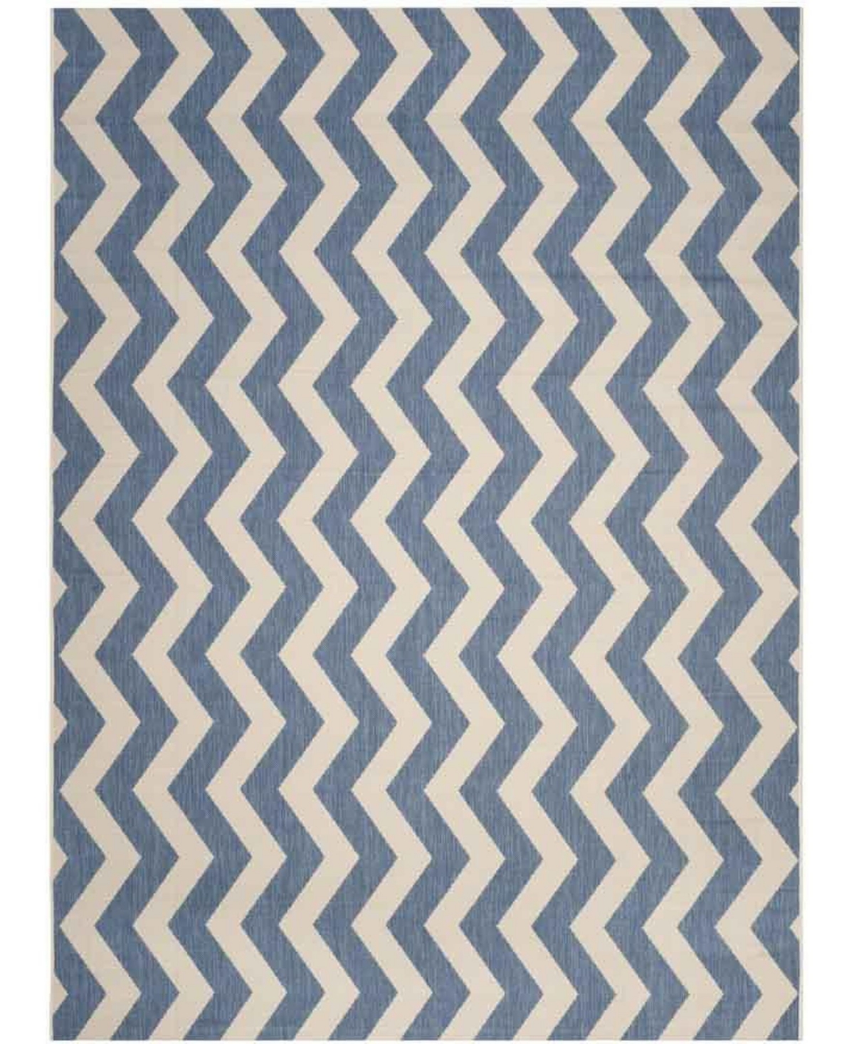 Safavieh Courtyard Blue and Beige 8' x 11' Sisal Weave Outdoor Area Rug - Blue / Bei