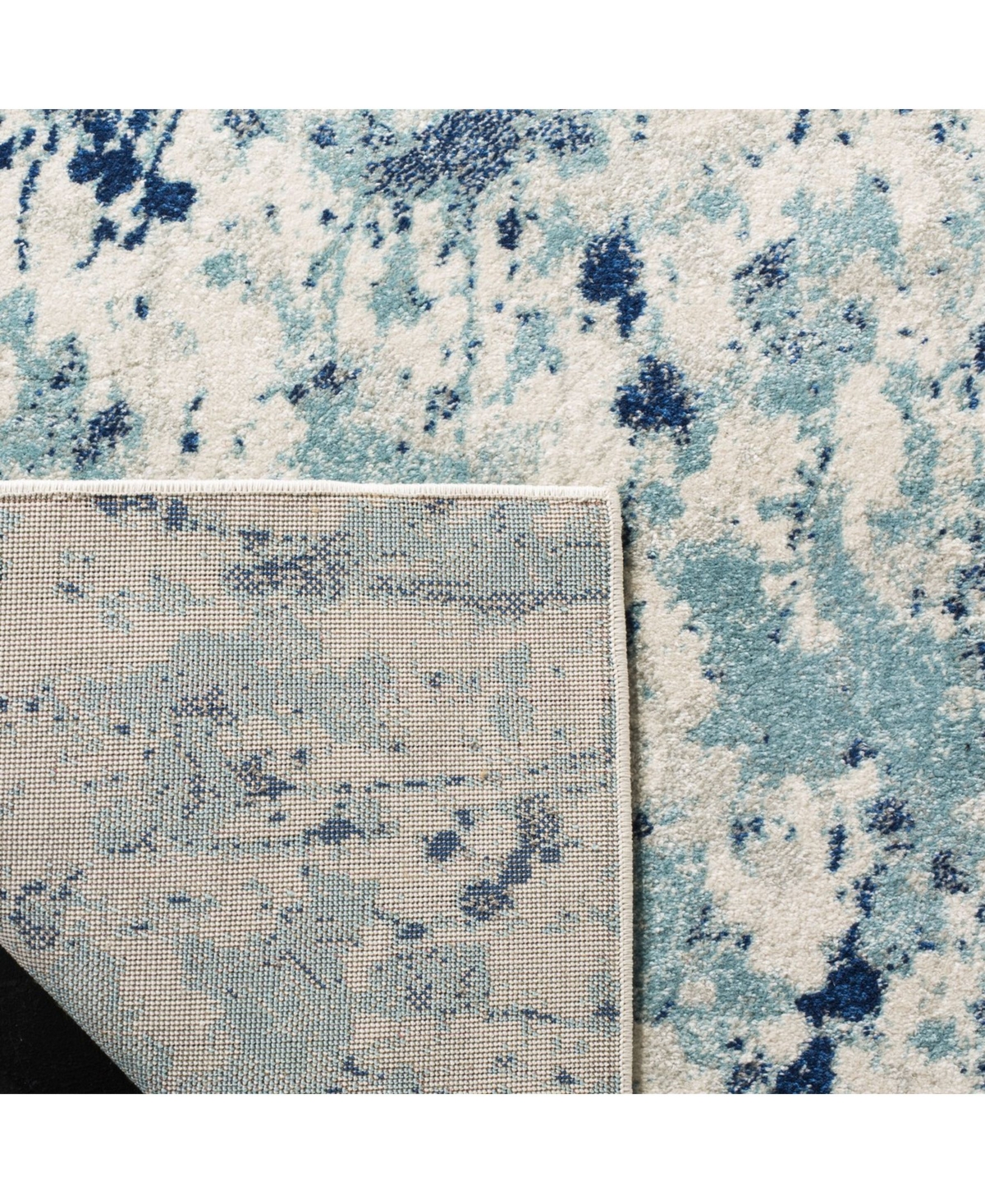 Safavieh Evoke EVK284and Blue Area Rug - Ivory