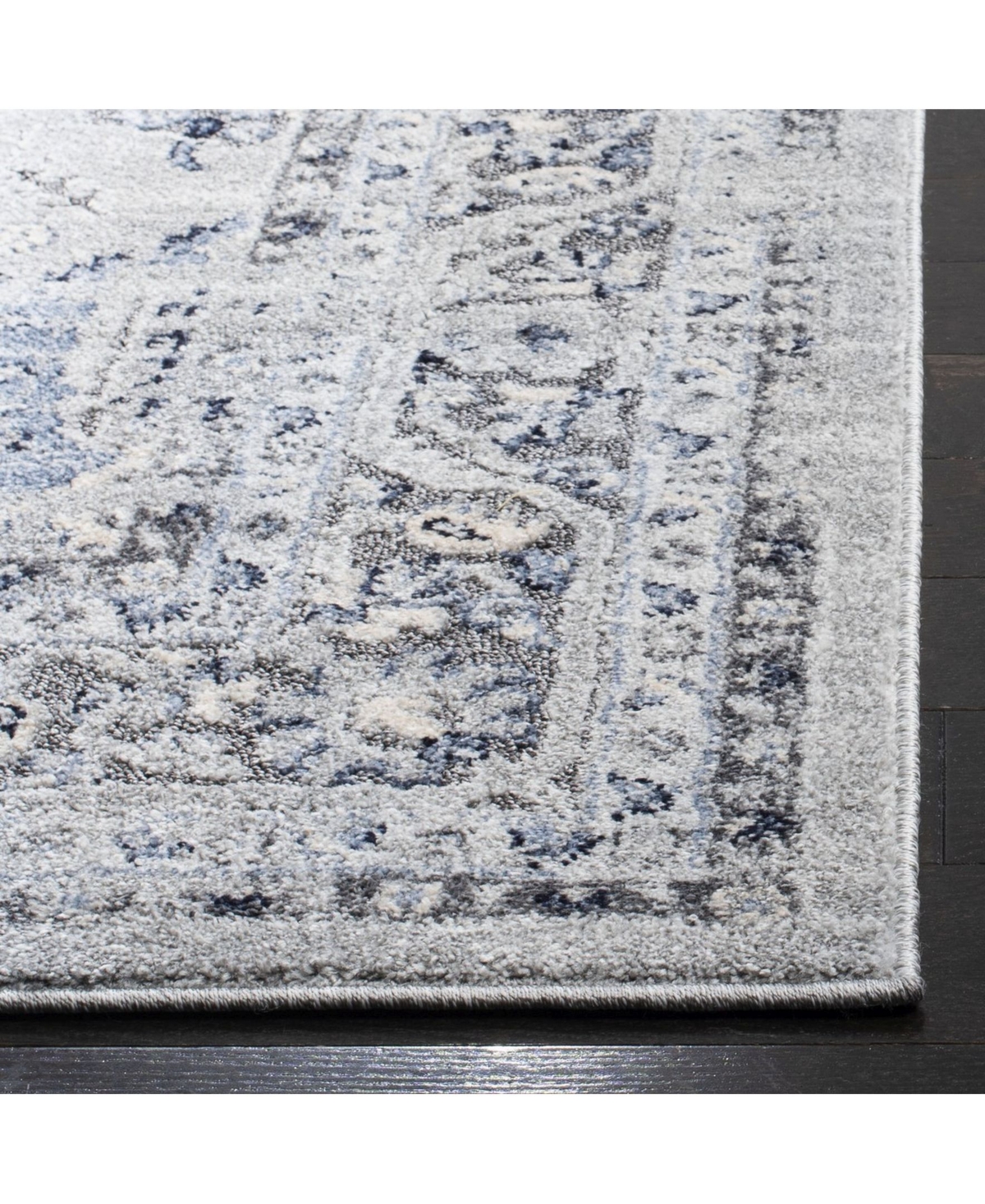 Safavieh Harbor HBR147and Dark Gray 5'3