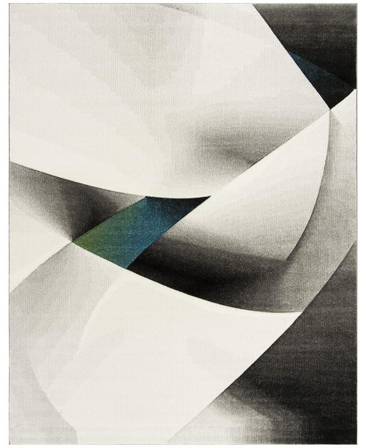 Safavieh Hollywood Gray and Teal 8' x 10' Area Rug - Grey/teal