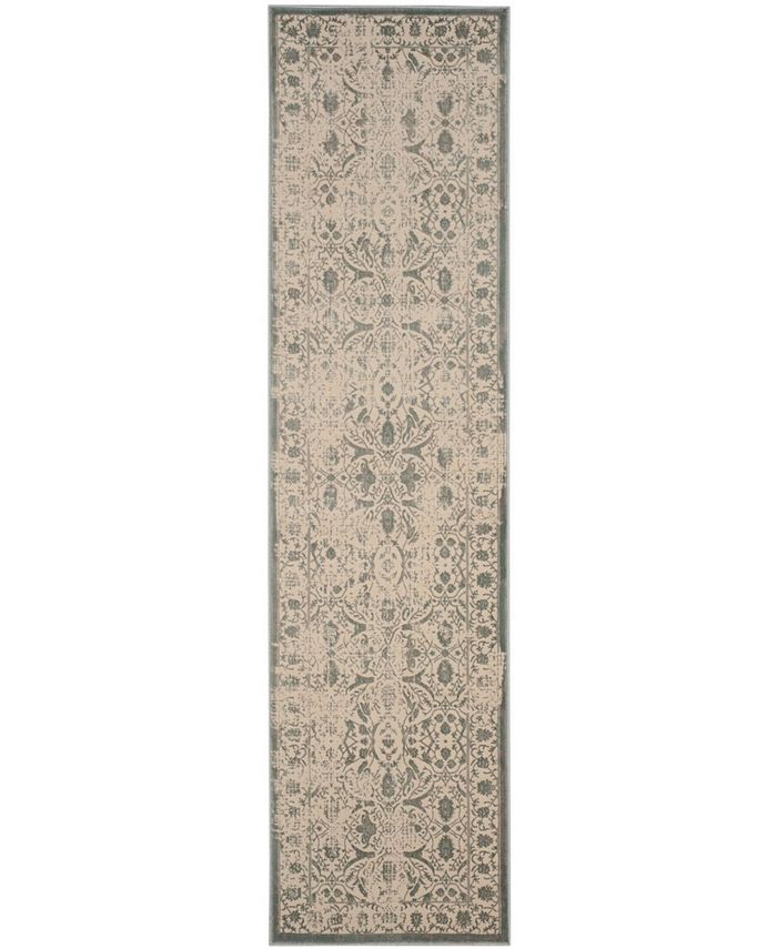 Safavieh Brilliance Collection BRL504A Tappeti Morbidi, Cream and Sage Area Rug (4' x 6