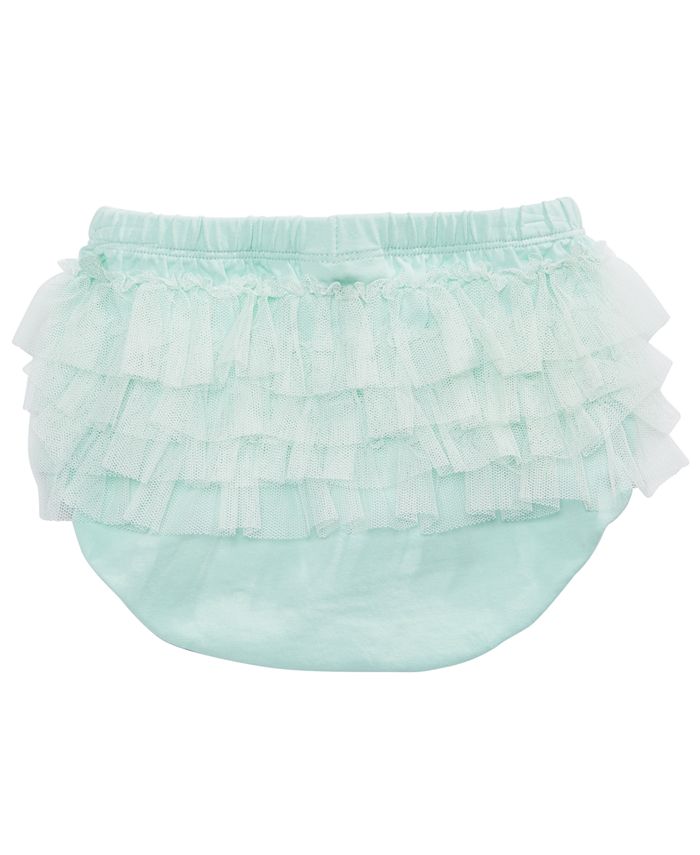 First Impressions Baby Girls Ruffled Tulle Bloomers, Created for Macy's