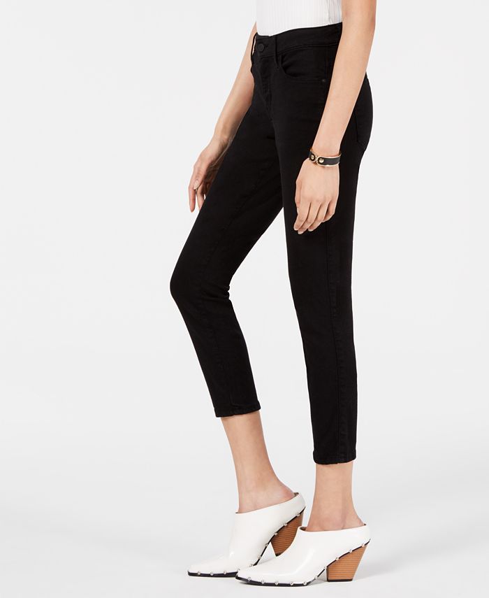 GUESS Sexy Curve Cropped Jeans - Macy's