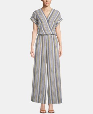 eci striped jumpsuit