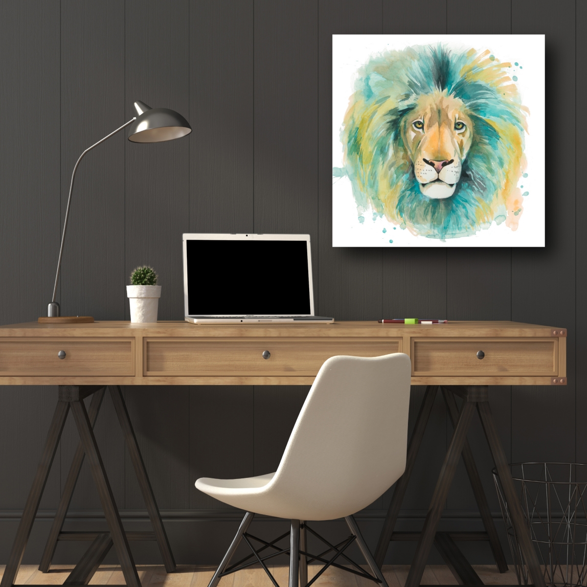 Courtside Market Chromatic Cats Ii Gallery-Wrapped Canvas Wall Art -