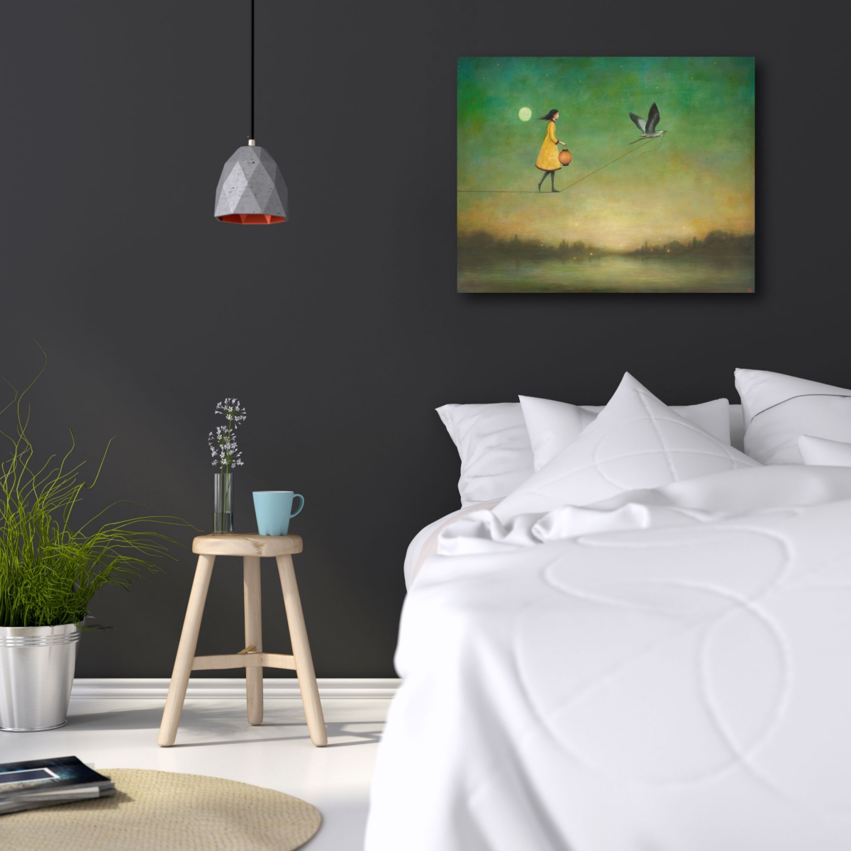 Courtside Market Blue Moon Expedition Gallery-Wrapped Canvas Wall Art -