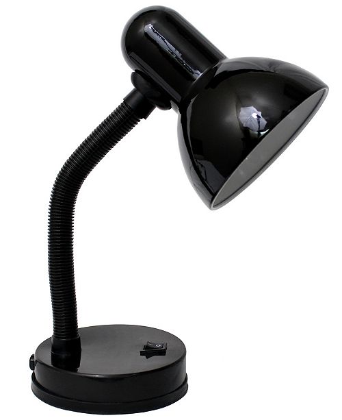 All The Rages Simple Designs Basic Metal Desk Lamp With Flexible
