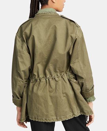 Polo Ralph Lauren Twill Military-Inspired Jacket - Macy's