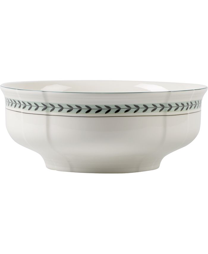 Villeroy & Boch - French Garden Green Lines Round Vegetable Bowl