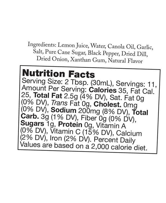 Stonewall Kitchen Legal Sea Foods Lemon Dill Marinade Macy's