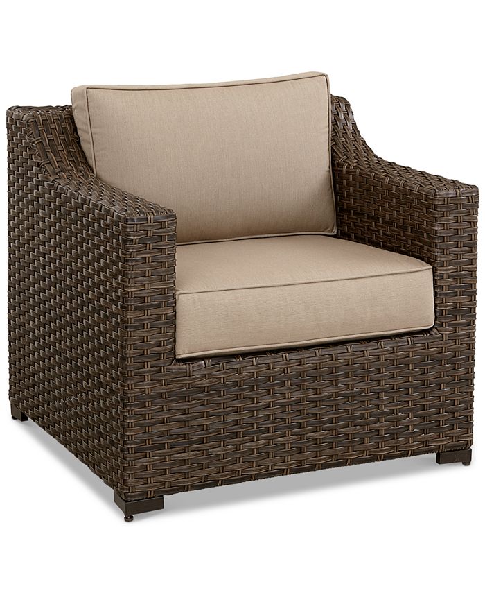 Wicker patio new arrivals club chair